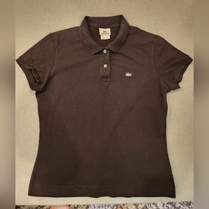 Lacoste Women's Black 44 Polo Shirt